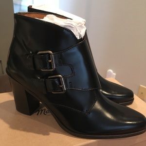 NIB Madewell Milo booties in Black, size 5